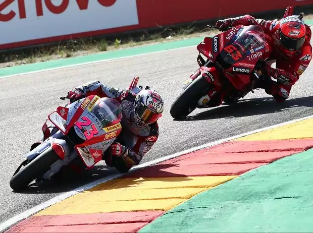 Enea Bastianini, Francesco Bagnaia Titel-Bild zur News: Enea Bastianini, Francesco Bagnaia