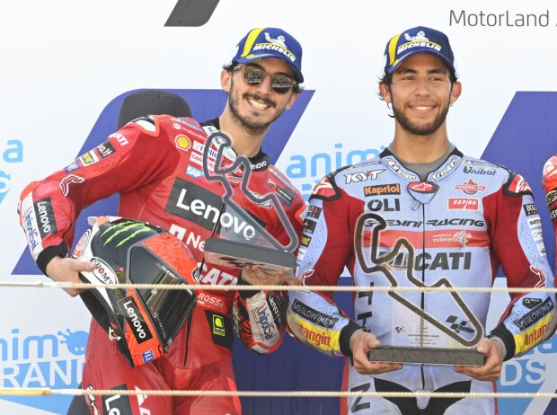 1. Enea Bastianini, 2. Francesco Bagnaia 1. Enea Bastianini, 2. Francesco Bagnaia