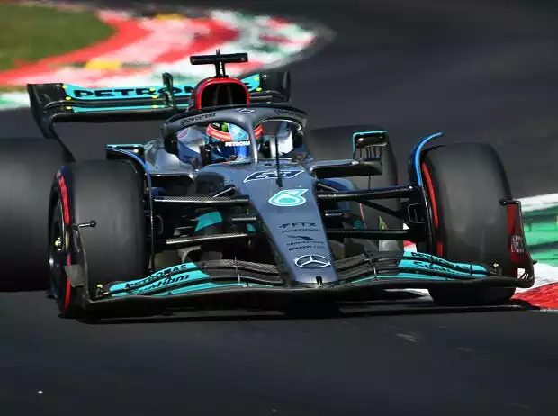 Titel-Bild zur News: George Russell im Mercedes W13 beim Italien-Grand-Prix der Formel 1 2022 in Monza