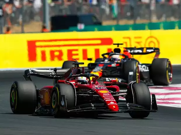 Charles Leclerc, Max Verstappen Titel-Bild zur News: Charles Leclerc, Max Verstappen