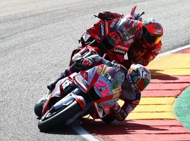 Enea Bastianini, Francesco Bagnaia Titel-Bild zur News: Enea Bastianini, Francesco Bagnaia