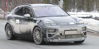 Porsche Macan EV auf neuen Erlkönigbildern