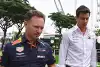 Bild zum Inhalt: Horner über Red-Bull-Dominanz: "Möchte Toto Schmerzen zufügen"