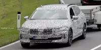 Bild zum Inhalt: Skoda Superb (2023) zeigt XL-Display in neuesten Erlkönigbildern