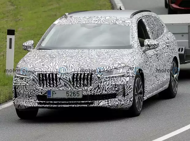 Skoda Superb Spionagefoto Titel-Bild zur News: Skoda Superb Spionagefoto