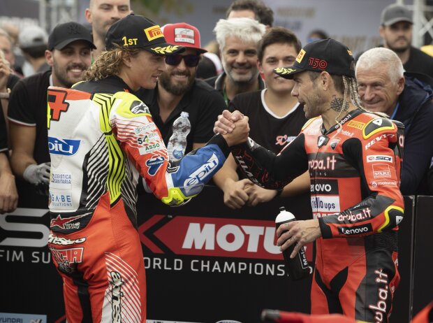 Axel Bassani, Alvaro Bautista Axel Bassani, Alvaro Bautista