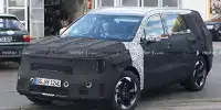 Bild zum Inhalt: Kia Sorento Facelift für 2023 zum ersten Mal gesichtet