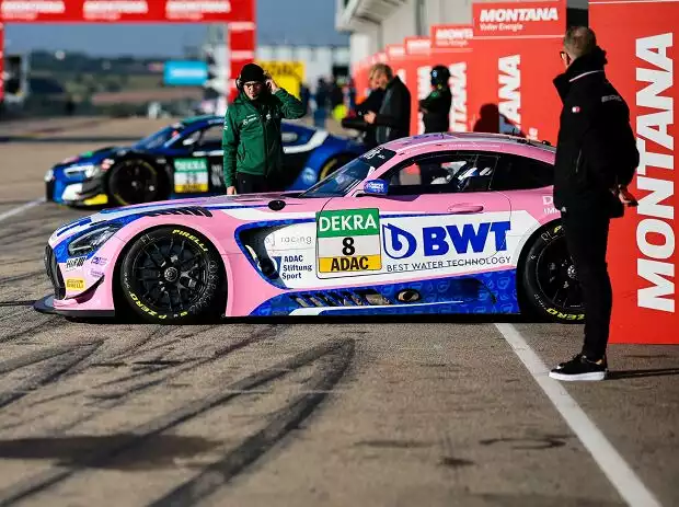 Jan Marschalkowski und Marvin Dienst holen den Sieg beim ADAC GT Masters auf dem Sachsenring Titel-Bild zur News: Jan Marschalkowski und Marvin Dienst holen den Sieg beim ADAC GT Masters auf dem Sachsenring