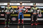 Alex Lowes, Iker Lecuona und Jonathan Rea 