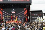 Jonathan Rea, Alvaro Bautista und Garrett Gerloff 