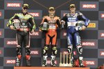 Jonathan Rea, Alvaro Bautista und Garrett Gerloff 