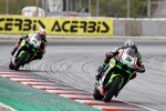 Alex Lowes und Jonathan Rea 