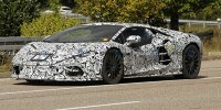 Bild zum Inhalt: Lamborghini Aventador: V12-Nachfolger zeigt sich als Erlkönig