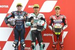 Scott Ogden (Vision Track), Tatsuki Suzuki (Leopard) und Sergio Garcia (Aspar) 