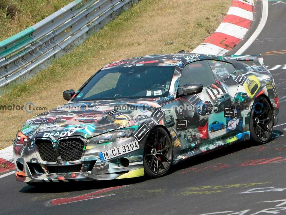 BMW 3.0 CSL (2023) auf neuen Erlkönigbildern vom Nürburgring