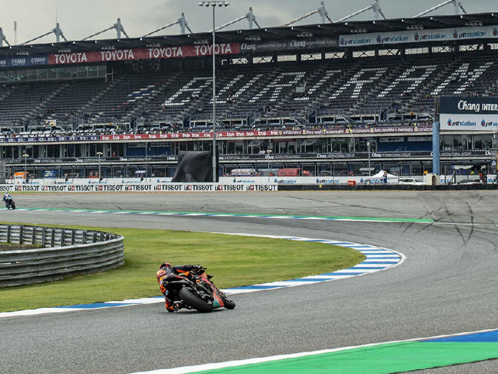 MotoGP-Action auf dem Buriram International Circuit in Thailand