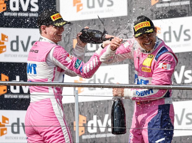 Titel-Bild zur News: Jan Marschalkowski und Marvin Dienst holten am Sachsenring ihren ersten Saisonsieg