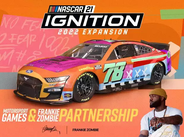 Ford Mustang von Live Fast Motorsports im Sonderdesign von Frankie Zombie Titel-Bild zur News: Ford Mustang von Live Fast Motorsports im Sonderdesign von Frankie Zombie