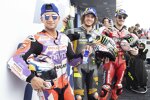 Marco Bezzecchi (VR46), Francesco Bagnaia (Ducati) und Jorge Martin (Pramac) 