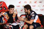 Marc Marquez und Santi Hernandez (Honda) 