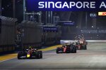 Sergio Perez (Red Bull), Charles Leclerc (Ferrari) und Carlos Sainz (Ferrari) 