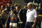 Sergio Perez (Red Bull) und Helmut Marko 