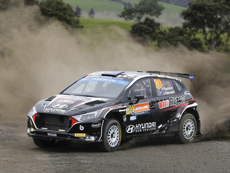 Lokalmatador Hayden Paddon bei der Rallye Neuseeland 2022