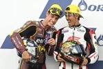 Tony Arbolino (Marc VDS), Somkiat Chantra (Honda Team Asia), und Ai Ogura (Honda Team Asia) 