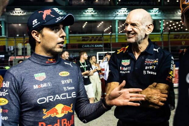 Sergio Perez Adrian Newey Red Bull Red Bull F1 ~Sergio Perez (Red Bull) und Adrian Newey ~ 