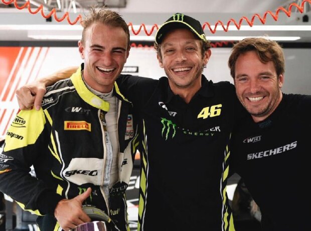 Nico Müller, Valentino Rossi und Frederic Vervisch Nico Müller, Valentino Rossi und Frederic Vervisch