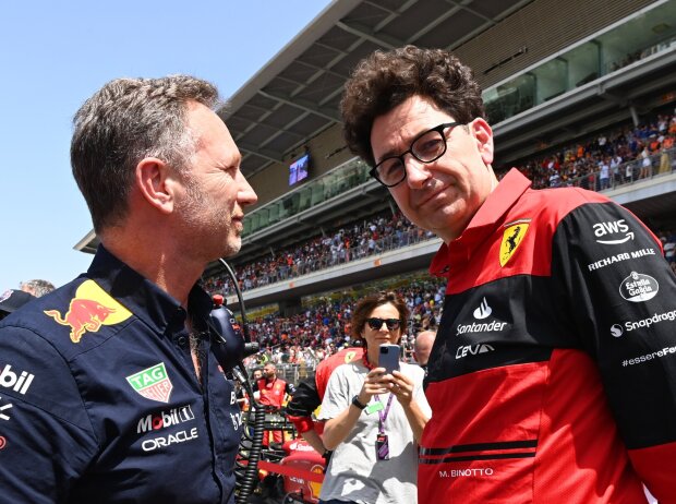 Christian Horner, Mattia Binotto Christian Horner, Mattia Binotto