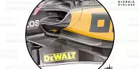 Die neuen Seitenkästen am McLaren MCL36