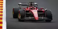 Charles Leclerc im Ferrari F1-75 beim Formel-1-Rennen in Spa 2022