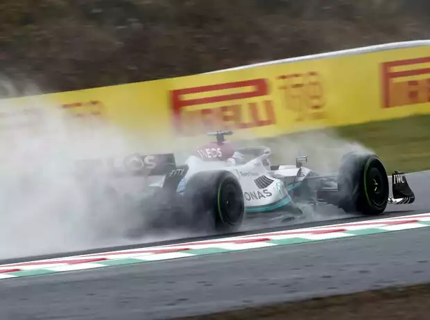 George Russell (Mercedes W13) beim Formel-1-Training in Suzuka 2022 Titel-Bild zur News: George Russell (Mercedes W13) beim Formel-1-Training in Suzuka 2022