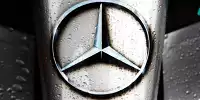 Mercedes-Logo im Regen
