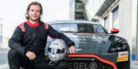 Christopher Högfeldt durfte ein GT4-Auto von Aston Martin testen