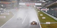 Bild zum Inhalt: Formel-1-Rennen Japan 2022: Rote Flagge nach Regen und Abflügen