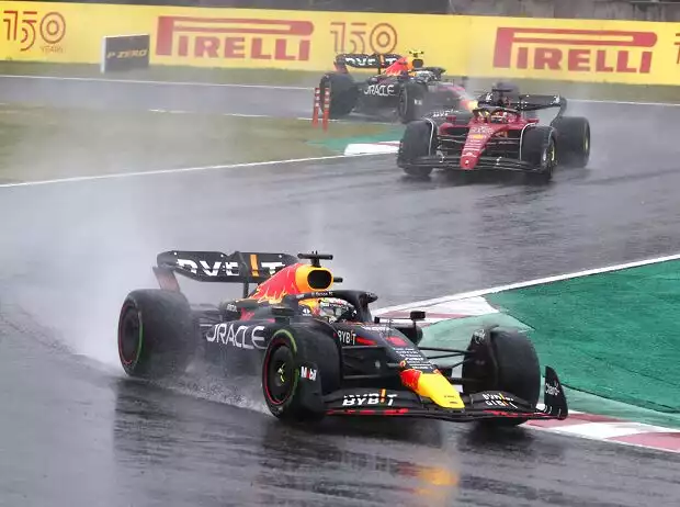 Max Verstappen, Charles Leclerc, Sergio Perez Titel-Bild zur News: Max Verstappen, Charles Leclerc, Sergio Perez