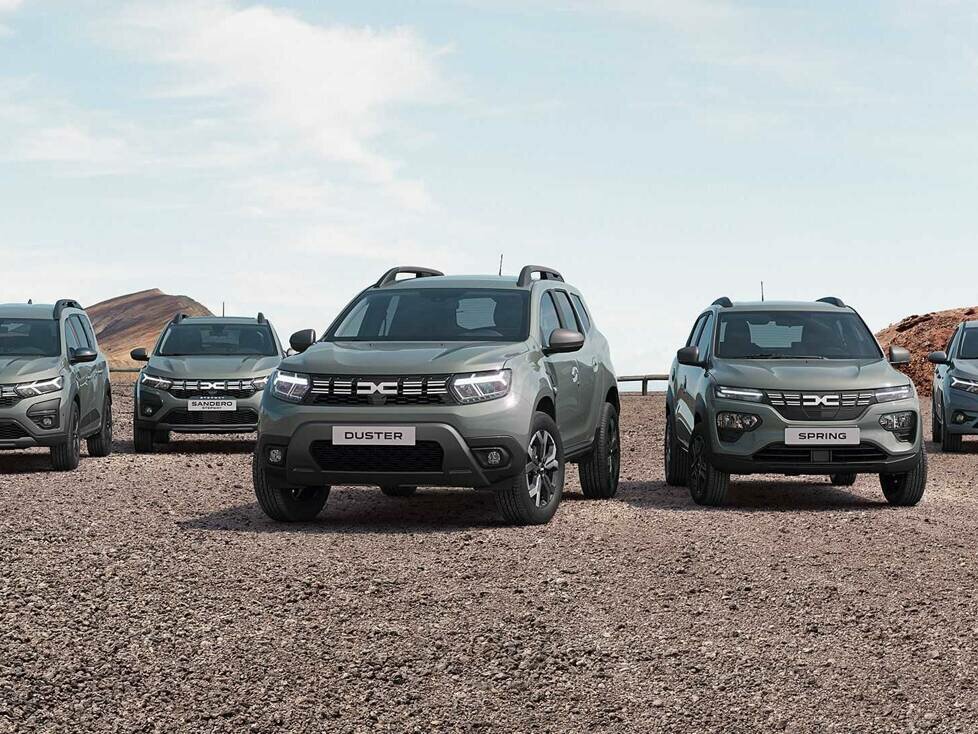 Dacia-Modellprogramm (2022) mit neuem Logo