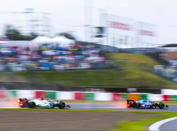 Esteban Ocon, Lewis Hamilton Titel-Bild zur News: Esteban Ocon, Lewis Hamilton