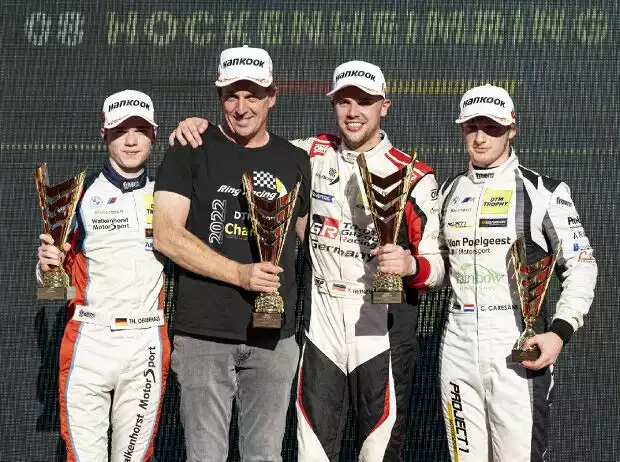 Titel-Bild zur News: Theo Oeverhaus, Tim Heinemann, Colin Caresani, DTM Trophy, Hockenheim