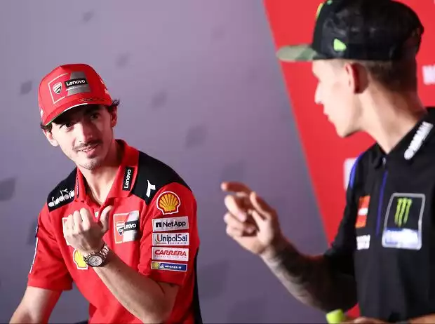 Francesco Bagnaia, Fabio Quartararo Titel-Bild zur News: Francesco Bagnaia, Fabio Quartararo