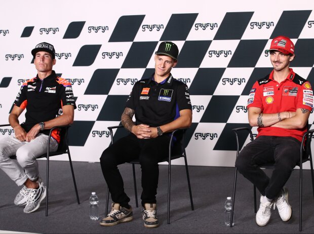 Aleix Espargaro, Fabio Quartararo, Francesco Bagnaia Aleix Espargaro, Fabio Quartararo, Francesco Bagnaia