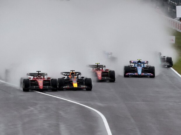Titel-Bild zur News: Max Verstappen, Charles Leclerc, Carlos Sainz, Esteban Ocon, Lewis Hamilton