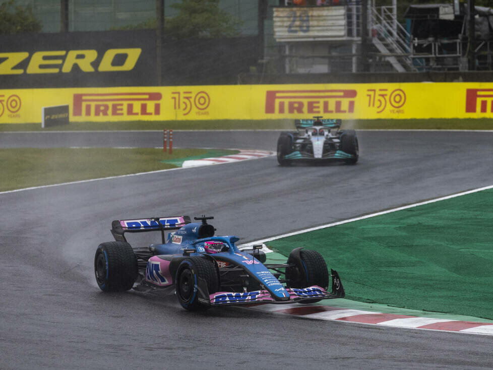 Fernando Alonso, George Russell