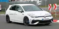 Bild zum Inhalt: Seltsamer VW Golf R Erlkönig: Performance-Version geplant?