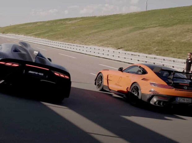 AMG One vs AMG GT Black Series Drag Race AMG One vs AMG GT Black Series Drag Race