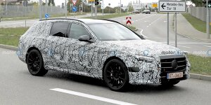Mercedes E-Klasse T-Modell (Baureihe 214) als Erlkönig erwischt