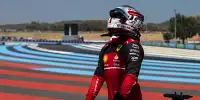Charles Leclerc (Ferrari) nach seinem Unfall beim Formel-1-Rennen in Frankreich 2022