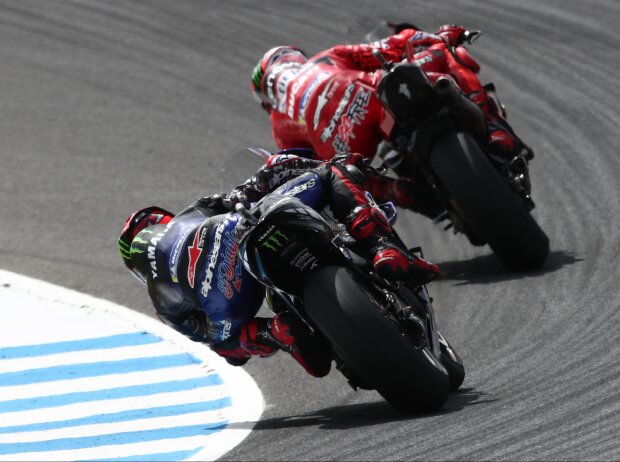 Fabio Quartararo and Francesco Bagnaia